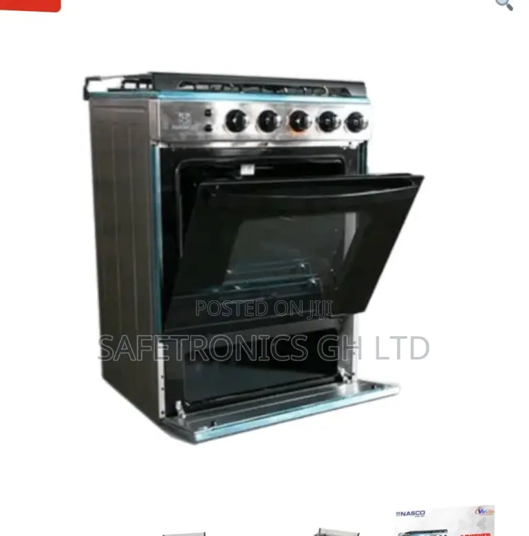 Available Grey 60cmx60cm 4 Gas Cooker Nasco Oven