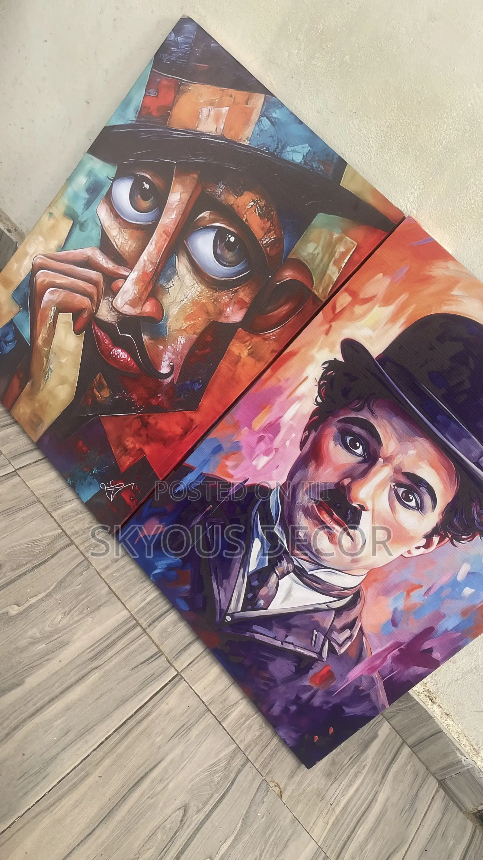 Charlie Colors Wall Canvas