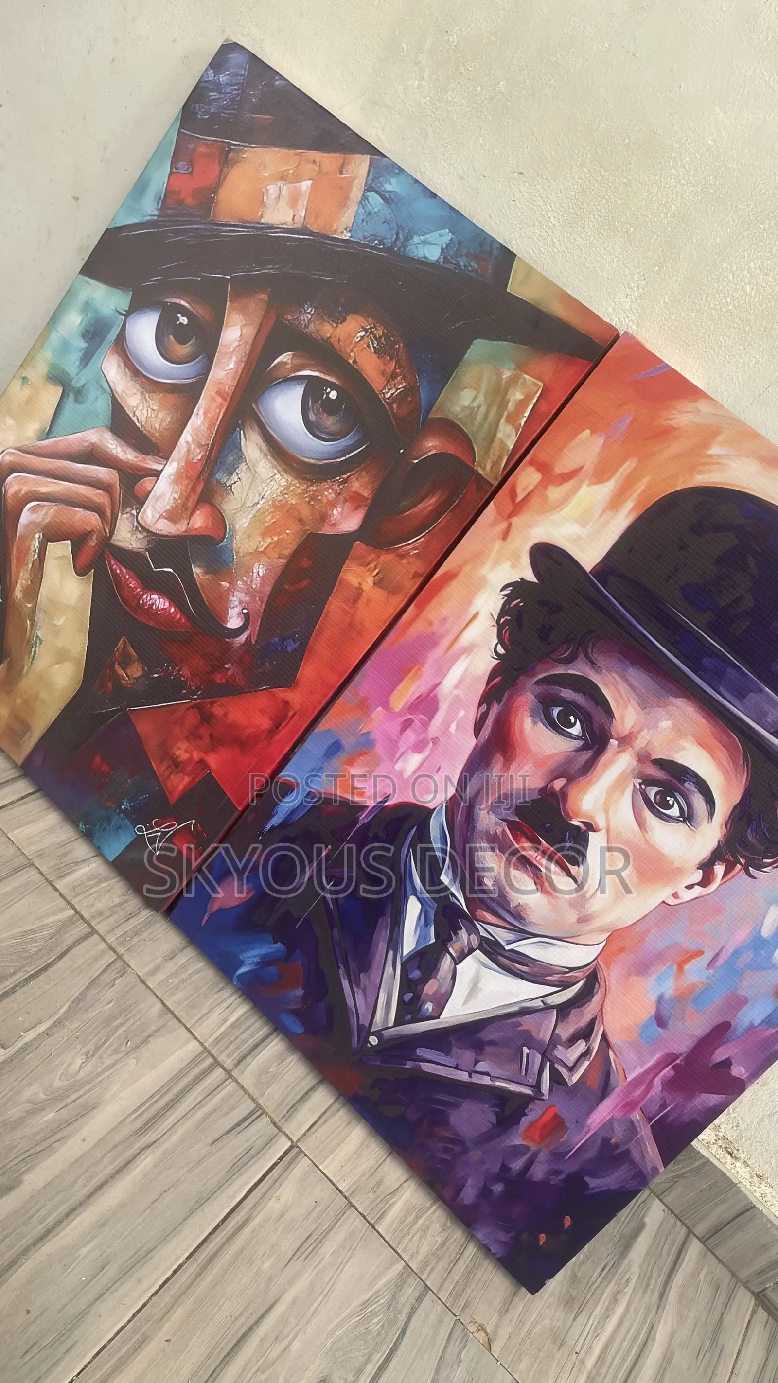 Charlie Colors Wall Canvas