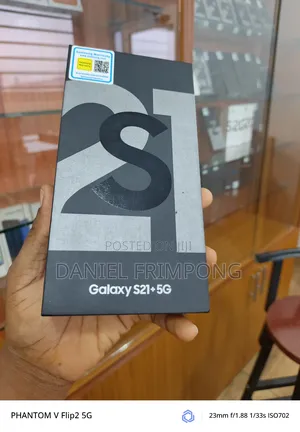 New Samsung Galaxy S21+ 5G 128 GB Black