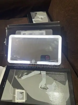 Car Led Makeup Mirror Visor Touch Screen