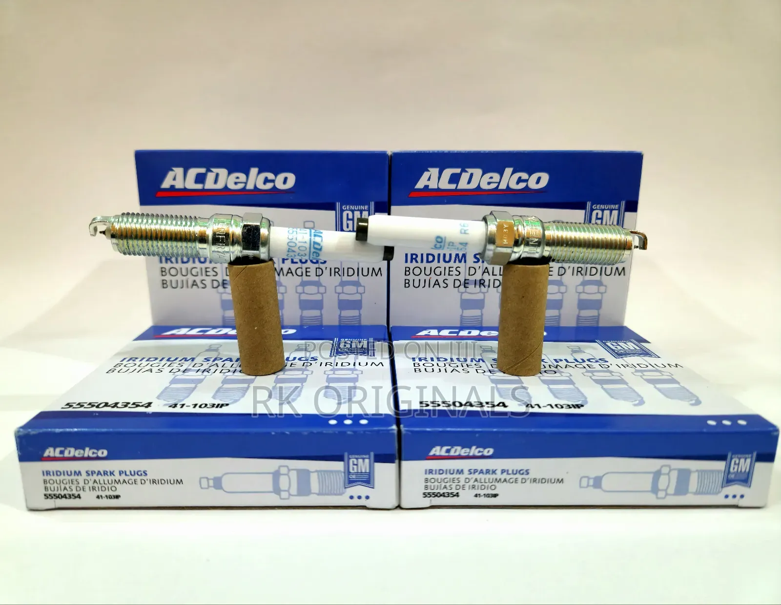 Ac Delco 41-103ip Spark Plugs X4pcs For Gmc Acadia From Usa🇺🇸