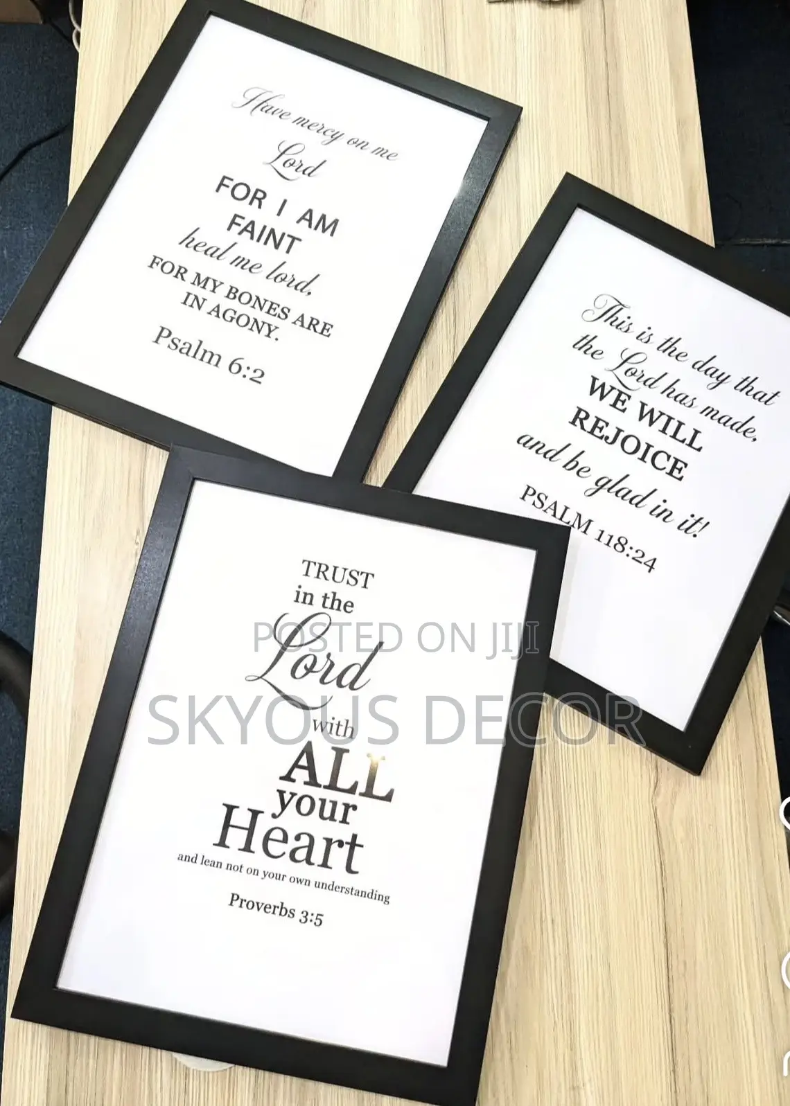 3 Sett Picture Frame With Your Quotes
