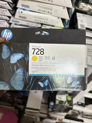 Hp 728 130-Ml Yellow Designjet Ink