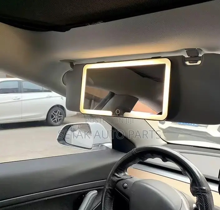 Car Led Makeup Mirror Visor Touch Screen