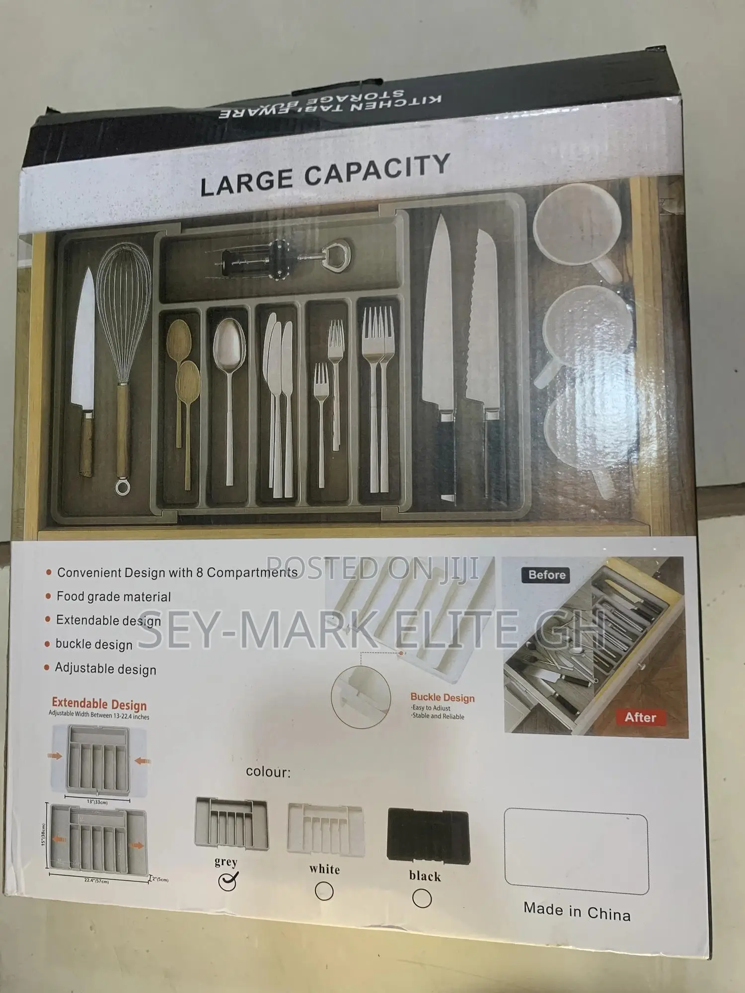 Expandable Plastice Cutlery Drawer Organizer