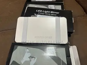 Car Led Makeup Mirror Visor Touch Screen