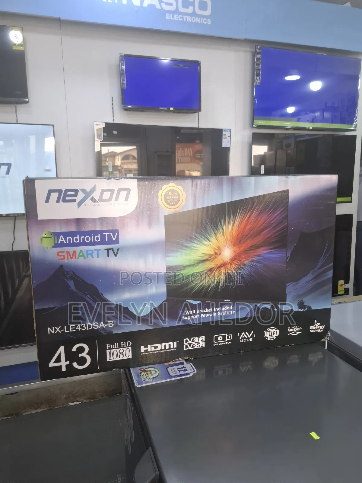 New Model of Nexon 43 Inches Smart Android Tv With Free Wall Mount