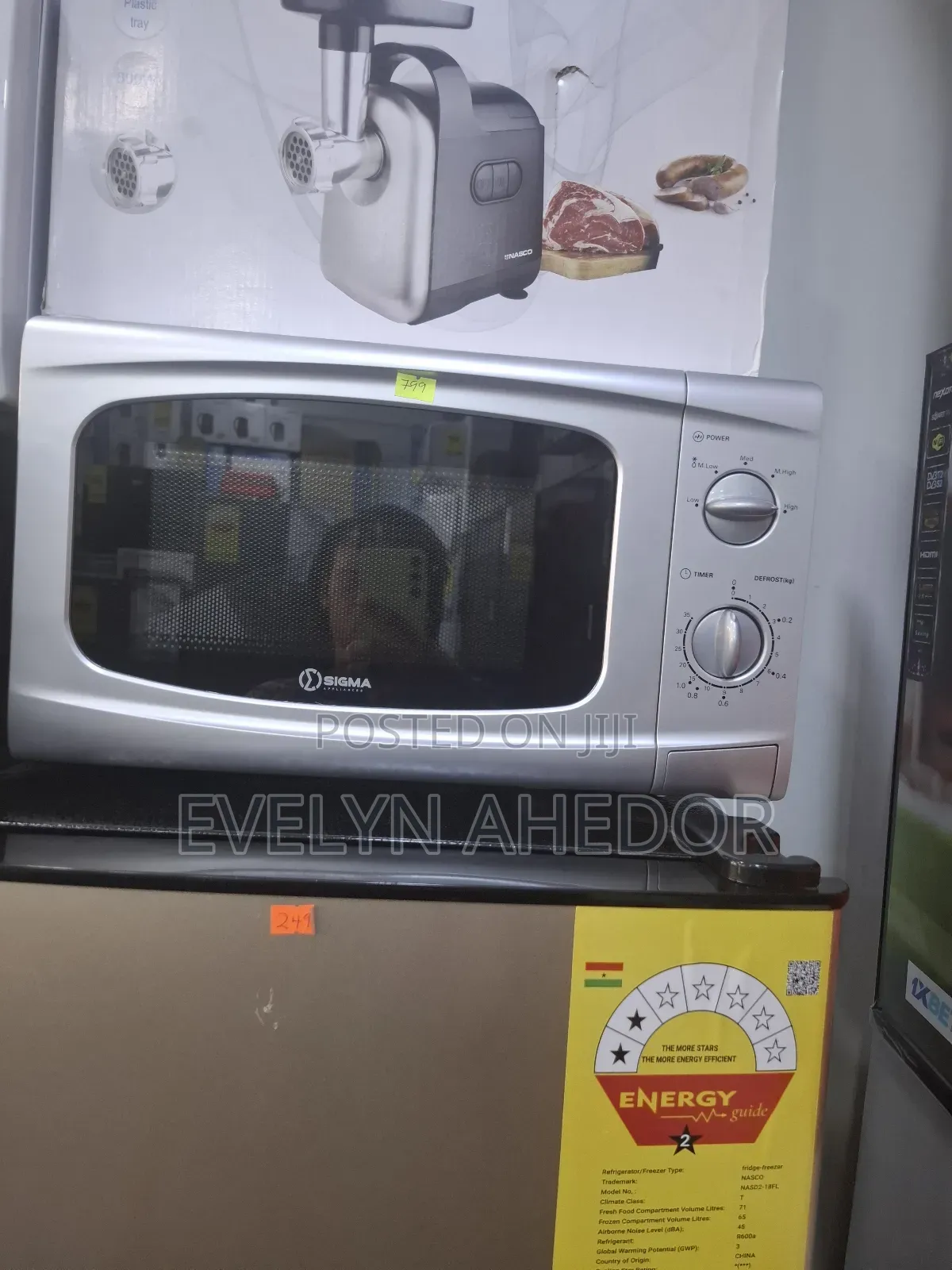 Sigma 20litres Silver Colour Microwave Oven For.Sale