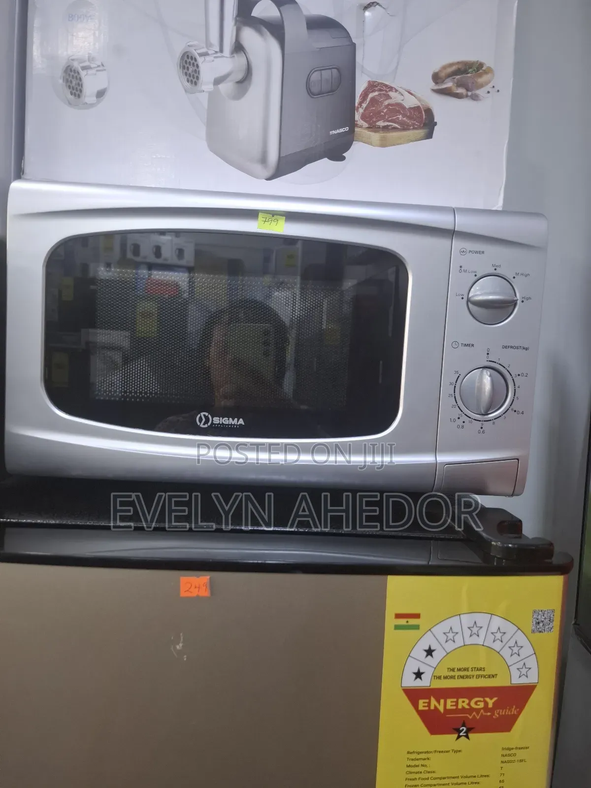 Sigma 20litres Silver Colour Microwave Oven For.Sale