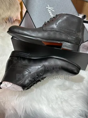 Black Leather Ankle Boots