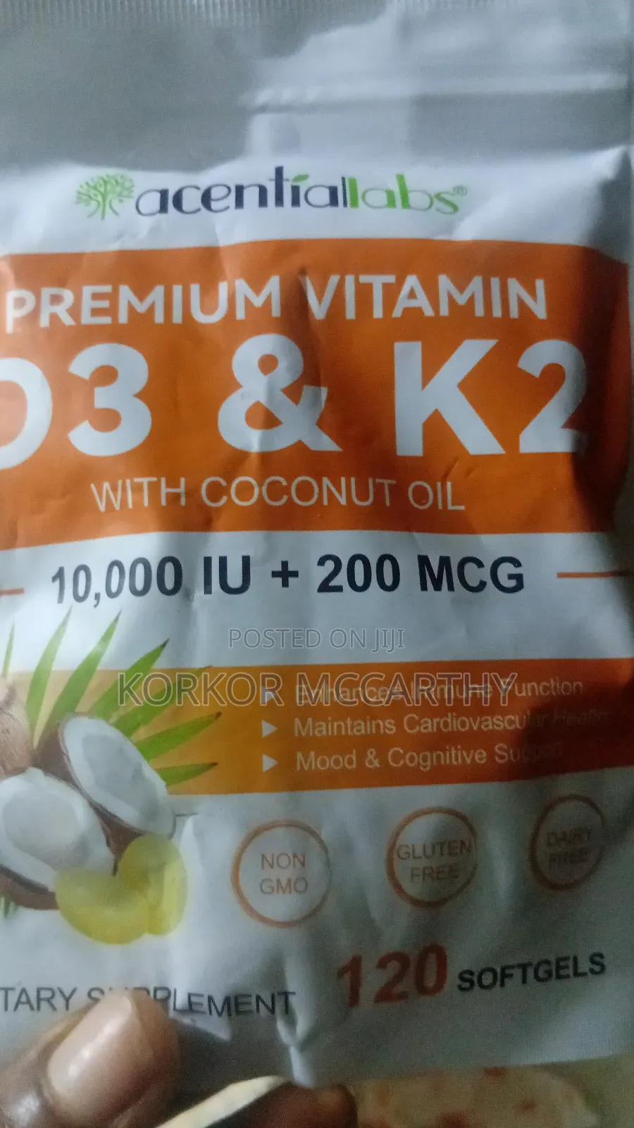 Premium Vitamin D3 (Enhances Immune Function and Cognitive Support