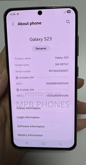 Samsung Galaxy S23 128 GB Purple