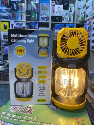 Multifunctional Camping Lamp With Fan