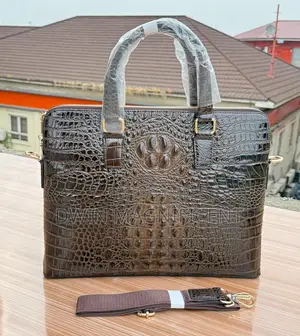Crocodile Skin Laptop Bag