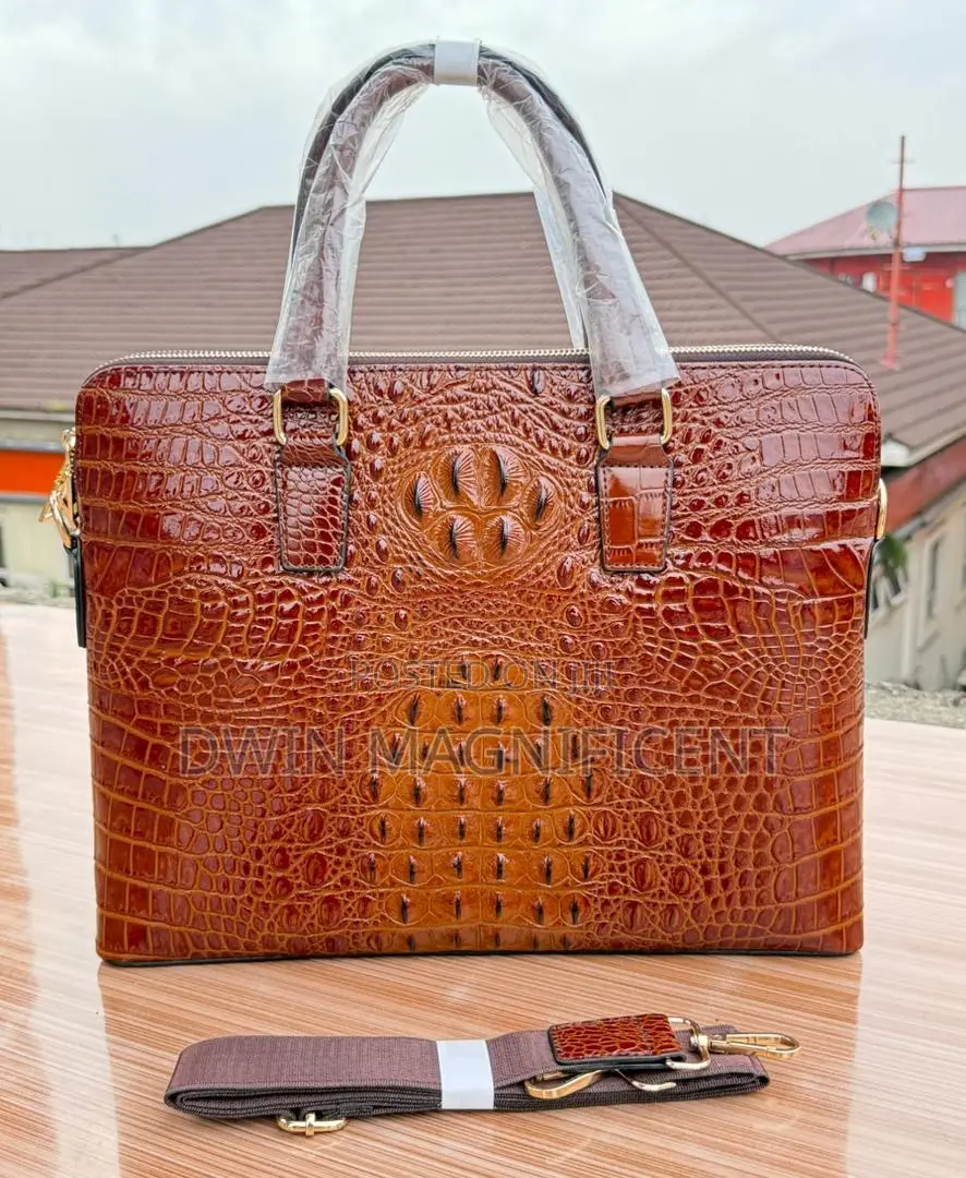 Crocodile Skin Laptop Bag