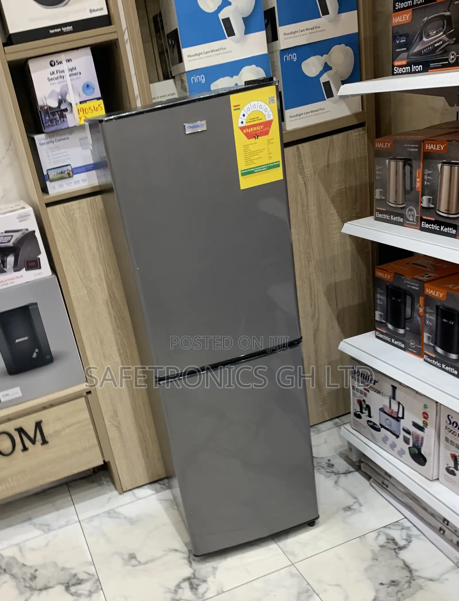 Classic Fast 158 Liters Grey Nasco-d2-20fl Bottom Mount Fridge