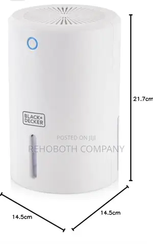 Black+Decker Bxeh60001gb 900ml Portable Mini Dehumidifier, White