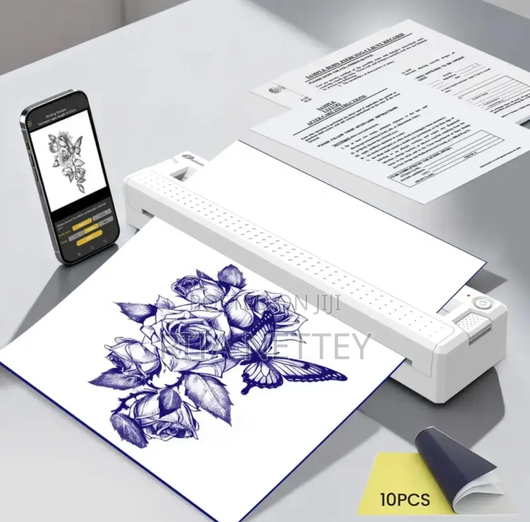 Portable Document and Tattoo Stencil Thermal Printer