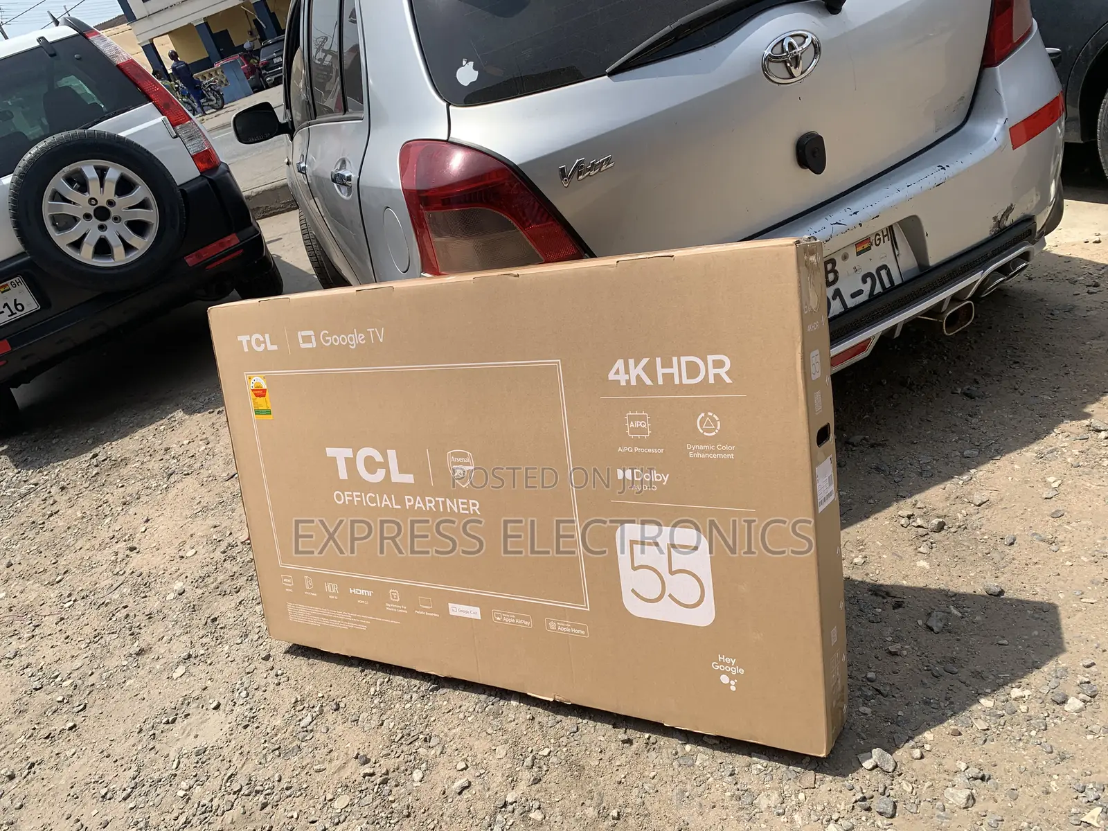 TCL-55p6k TCL Tv 55 Smart Satellite Andriod Uhd Brand New Slim