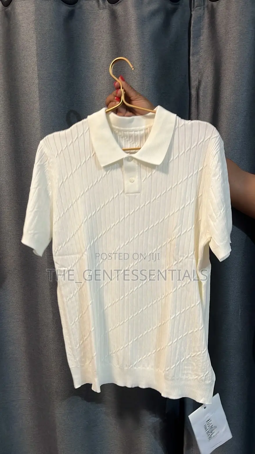 Stretchy Knitted- Like Shirt
