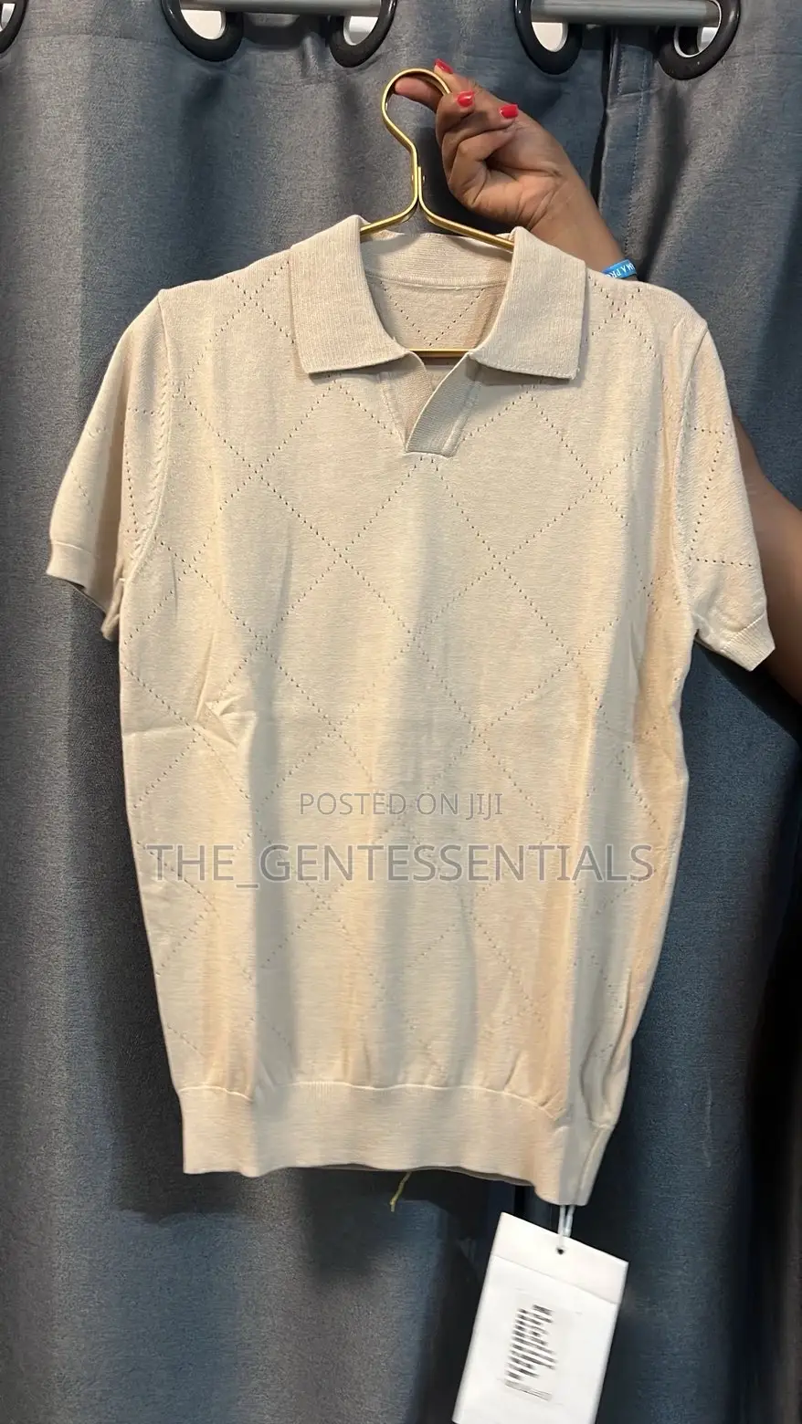 Stretchy Knitted- Like Shirt