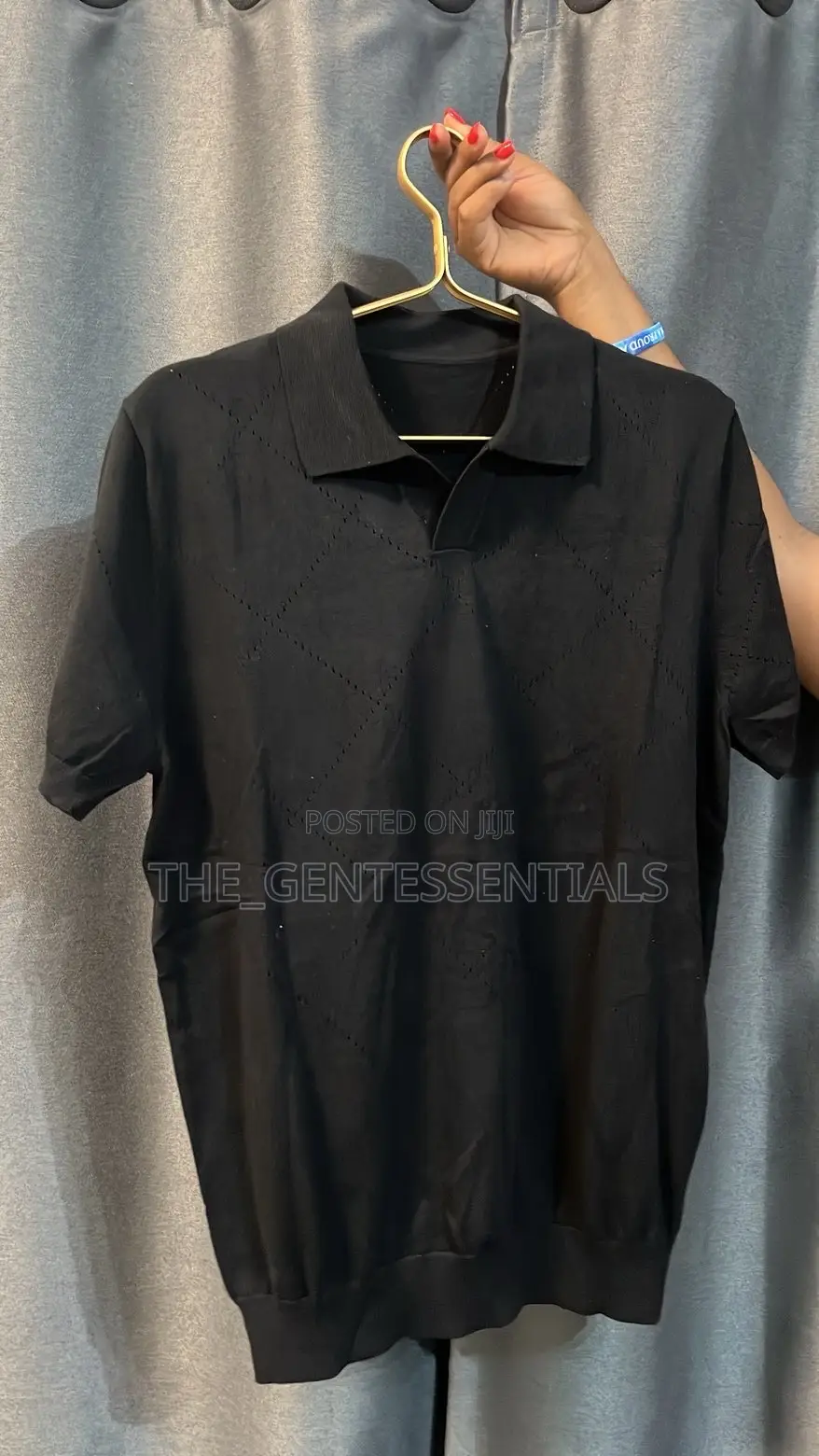 Stretchy Knitted- Like Shirt