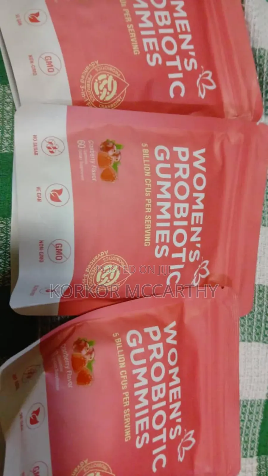 Womens Probiotic Gummies (Balance the Vaginal Microbiome, )