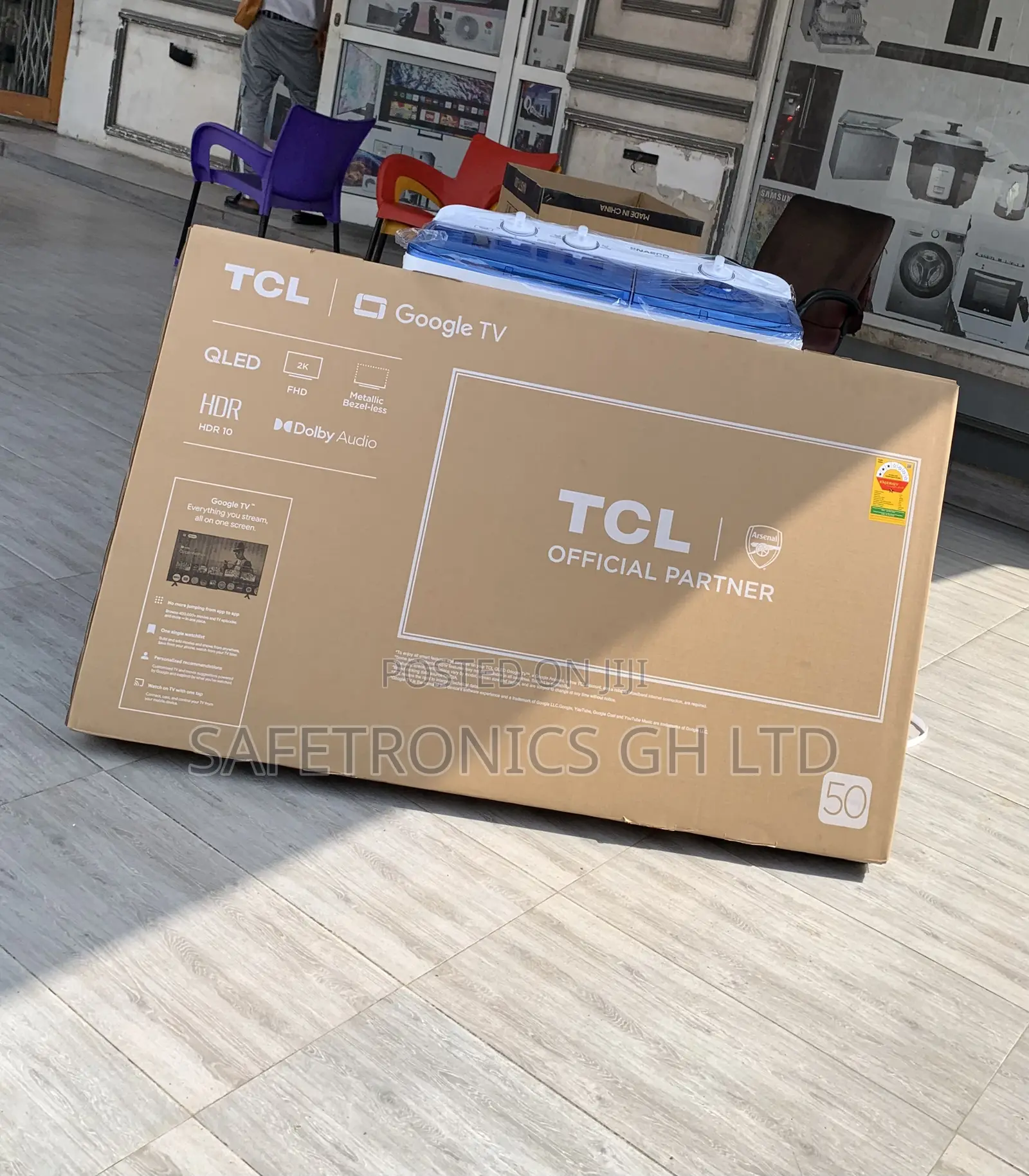 Ultra Modern Design 50 Inch TCL Smart Satellite Qled 50s5k Tv