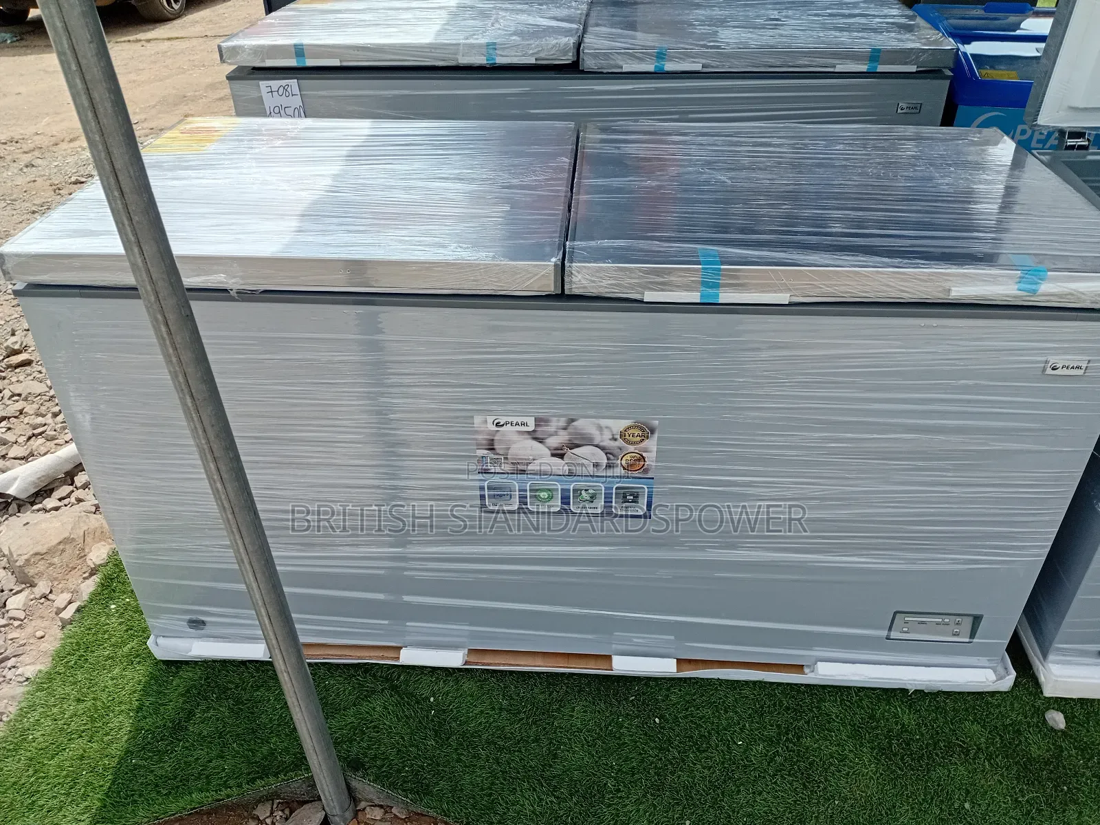 Pearl 508l Chest Freezer for Home and Shop With Double Door Freezer