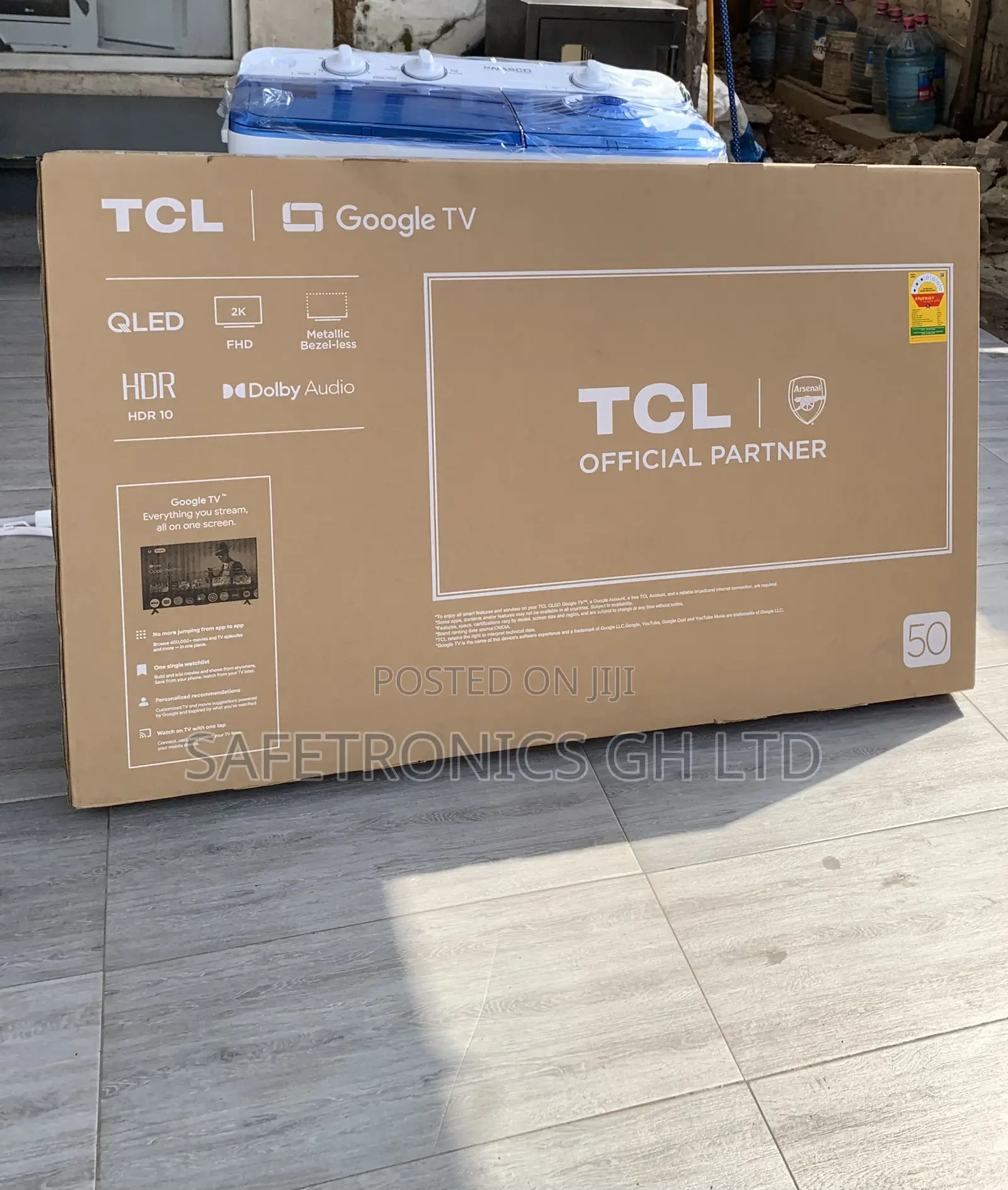 Choose TCL Black 50 Inch Smart Satellite FHD 50s5k Tv