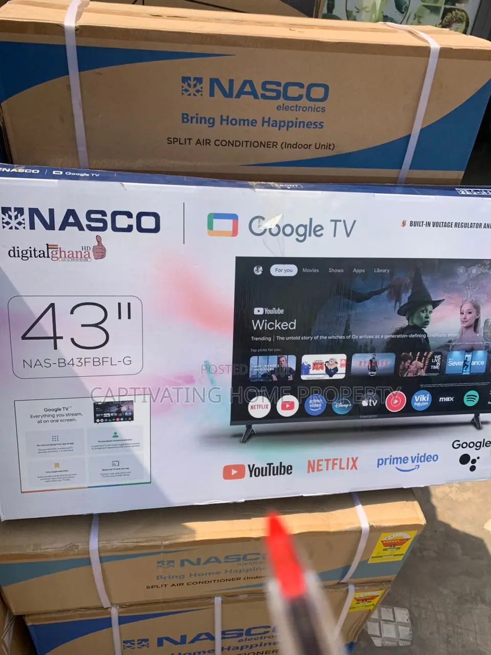 Nasco Smart Tv (43") Brand New.
