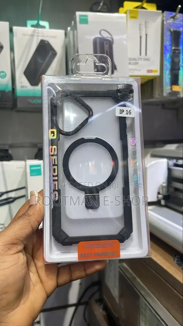Q Series Magnetic Phone Case With Kick Stand for the iPhone 16
