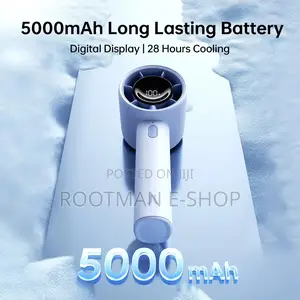 Jisulife New Mini Portable Fan , 5000mah Battery Long-Lasting Power