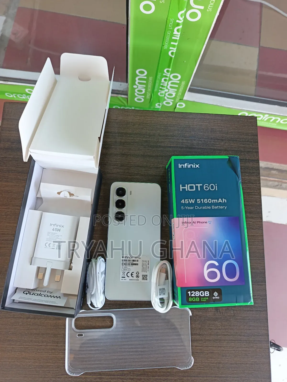 New Infinix Hot 60i 128 GB Silver