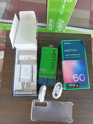 New Infinix Hot 60i 128 GB Silver