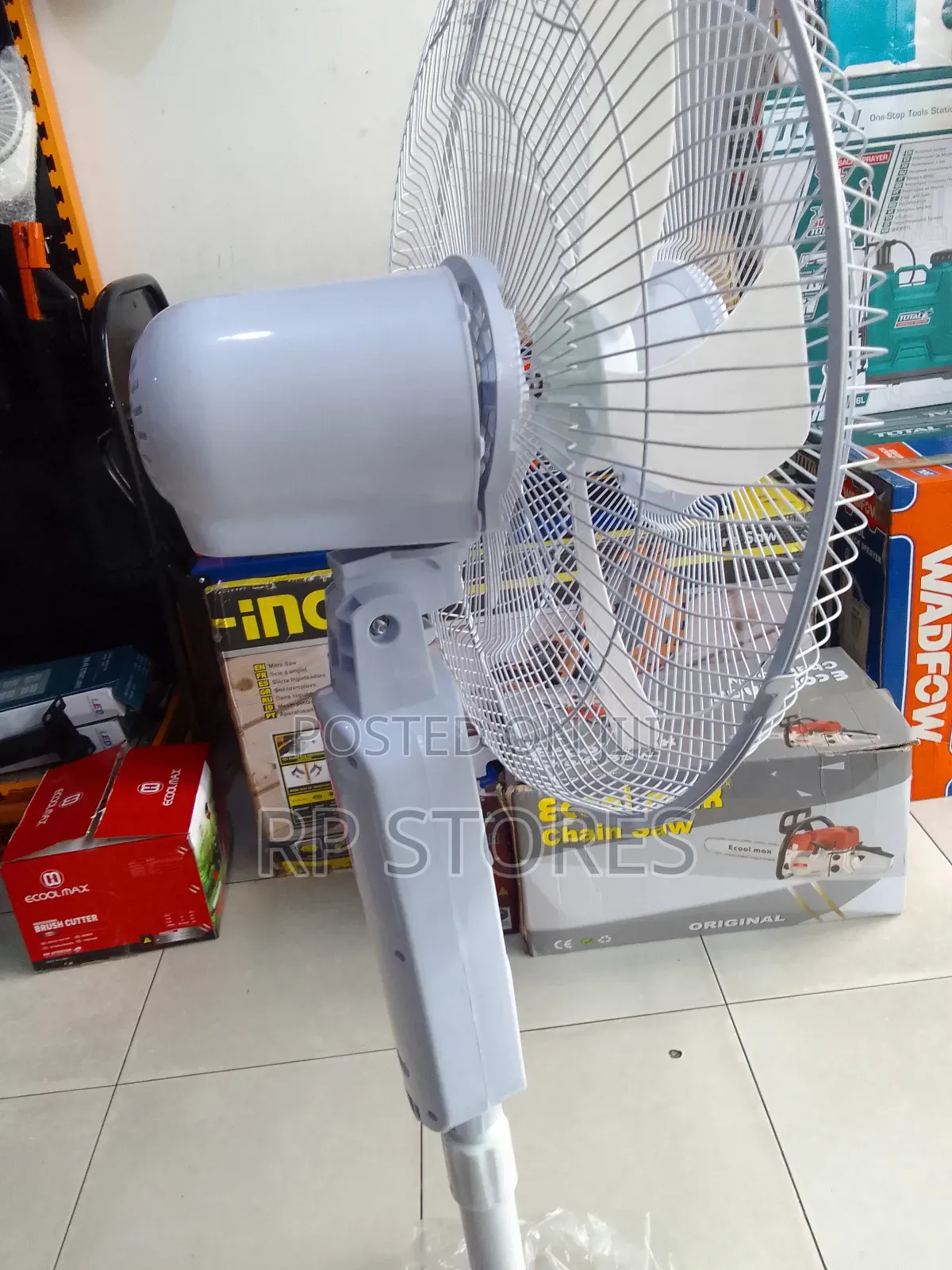 Solar Standing Fan Rechargeable
