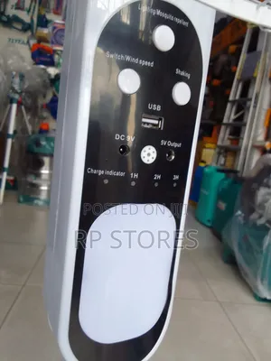 Solar Standing Fan Rechargeable