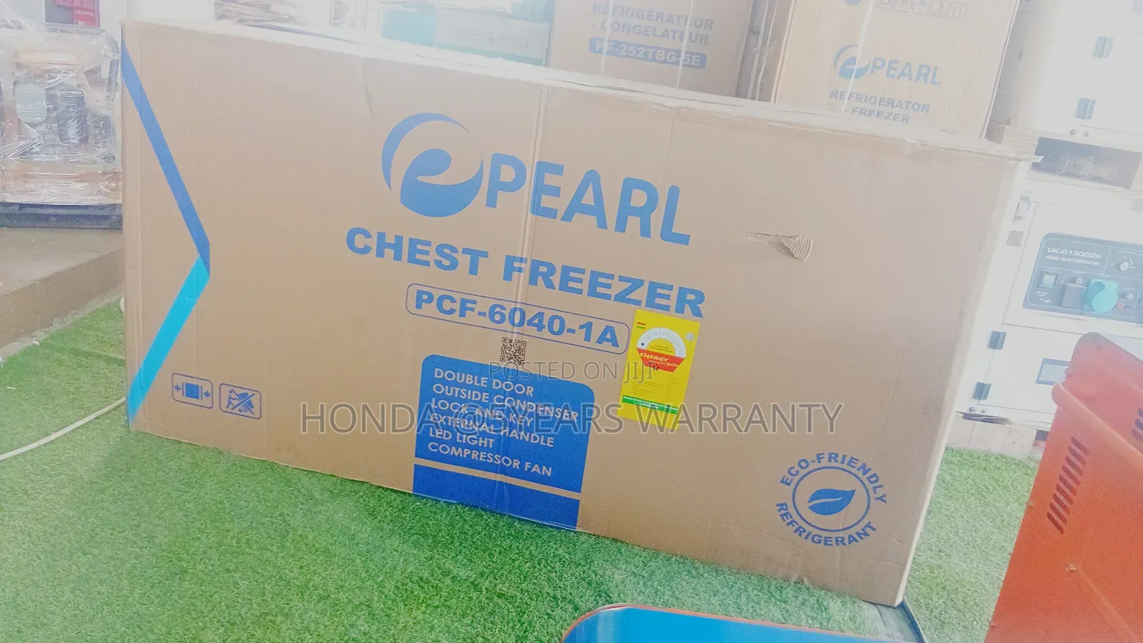 Pearl 508l Wide Body Double-Door Chest Freezer