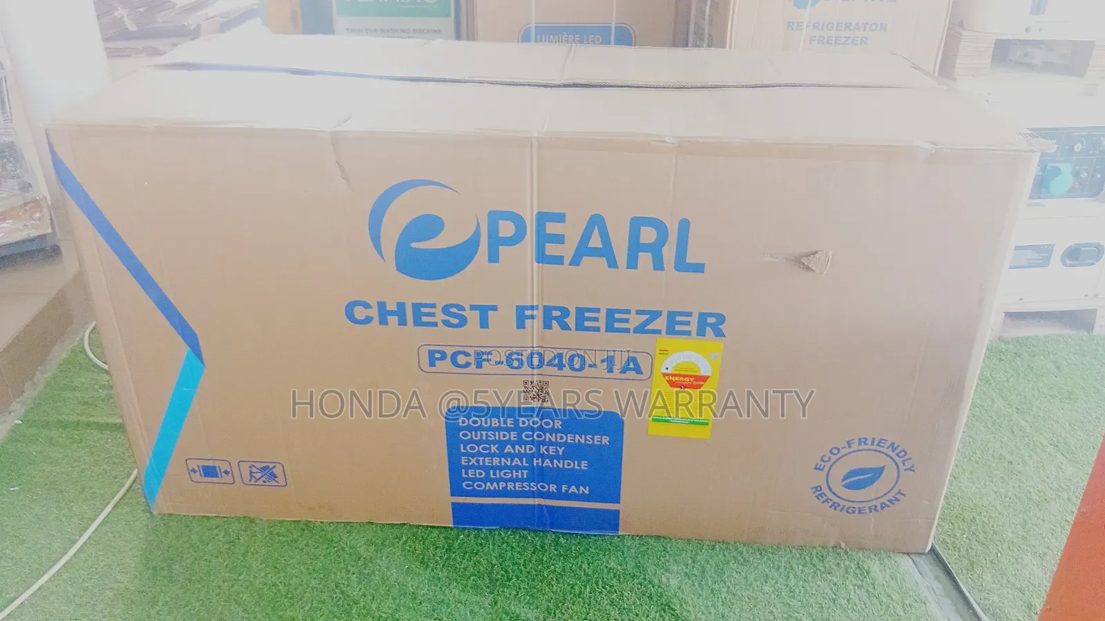 Pearl 508l High Capacity Double-Door Chest Freezer