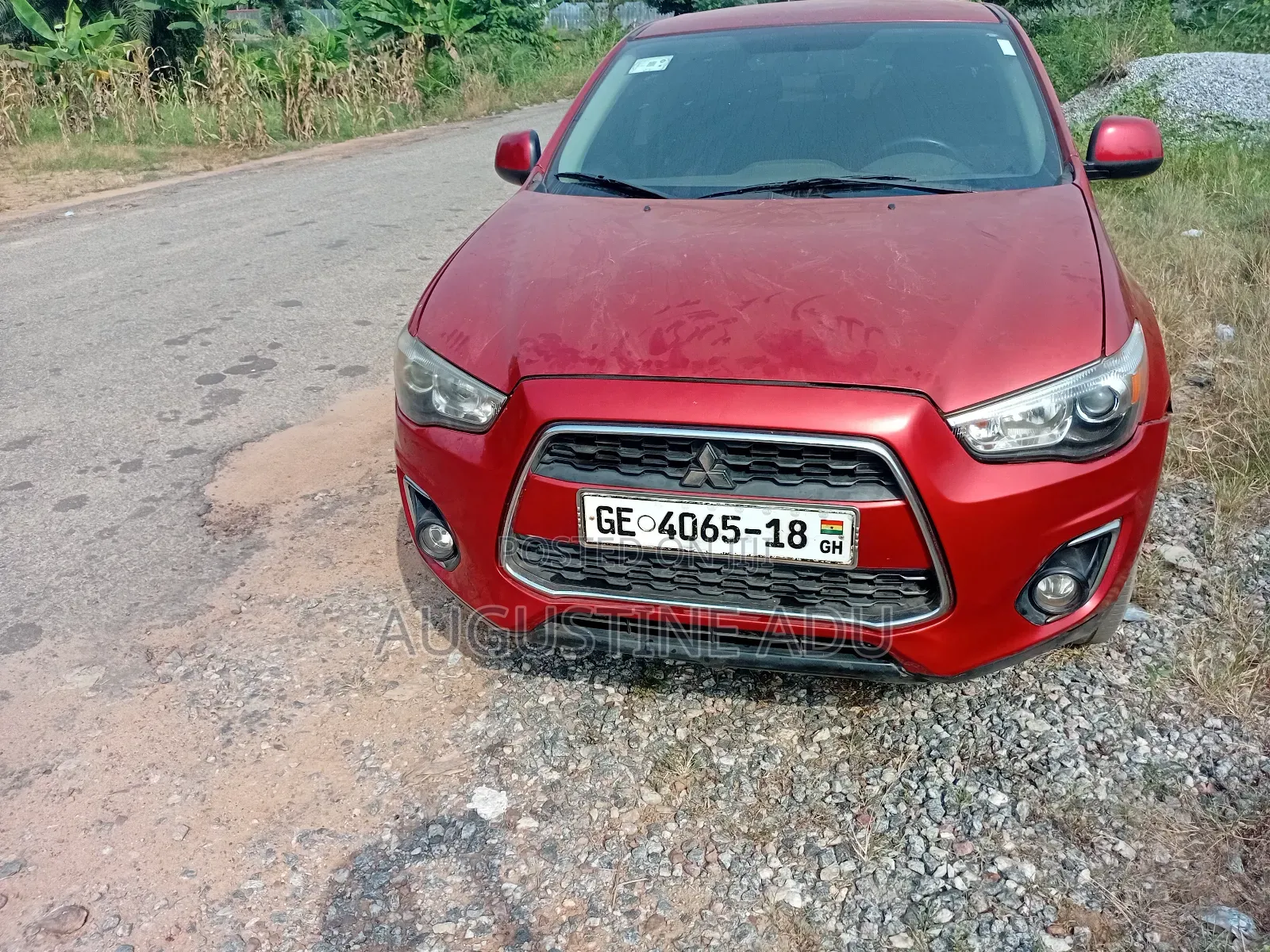 Mitsubishi Outlander Sport ES 2015 Red