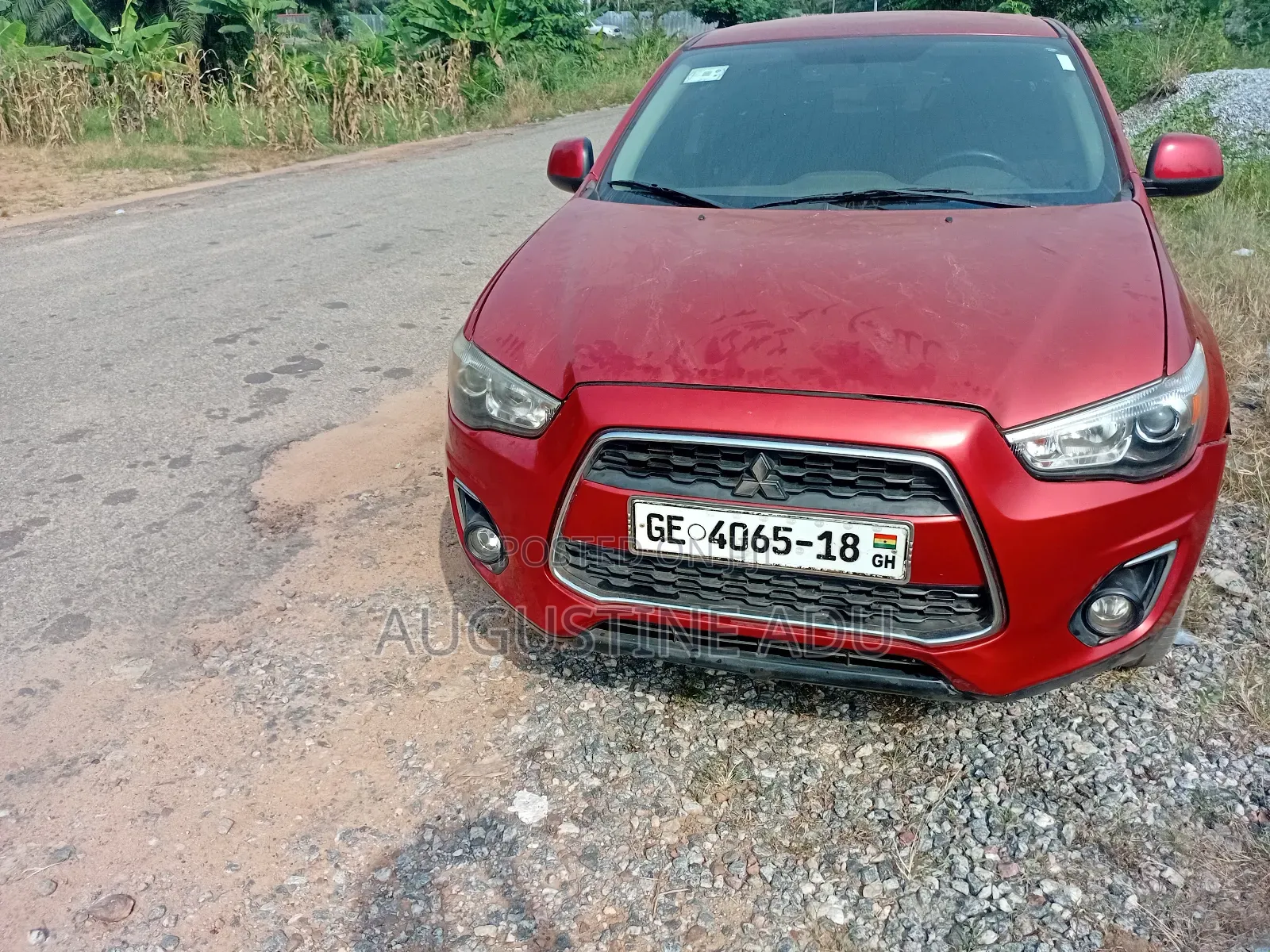Mitsubishi Outlander Sport ES 2015 Red