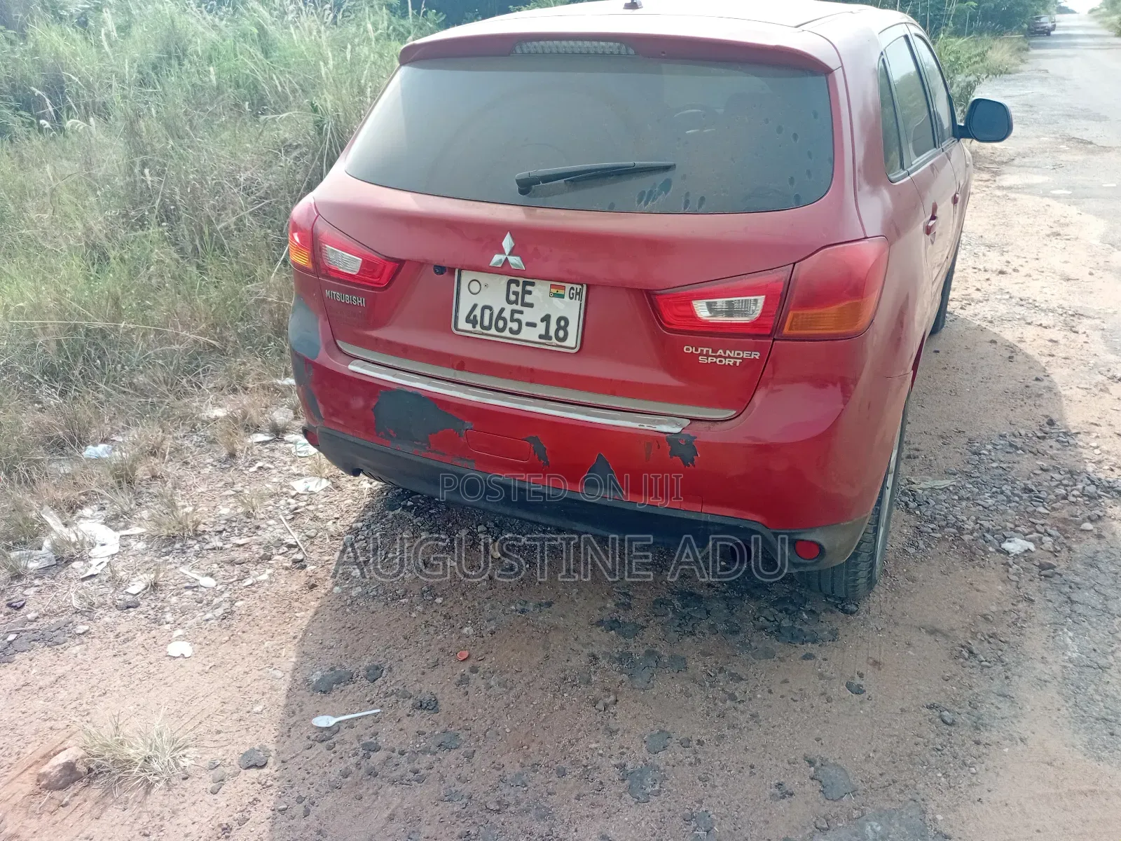 Mitsubishi Outlander Sport ES 2015 Red