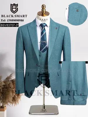 Textured Three Piece Suit