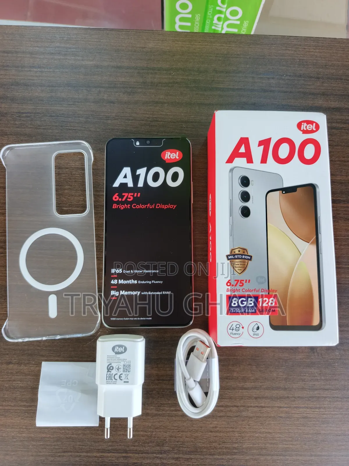 New Itel A100 128 GB Silver
