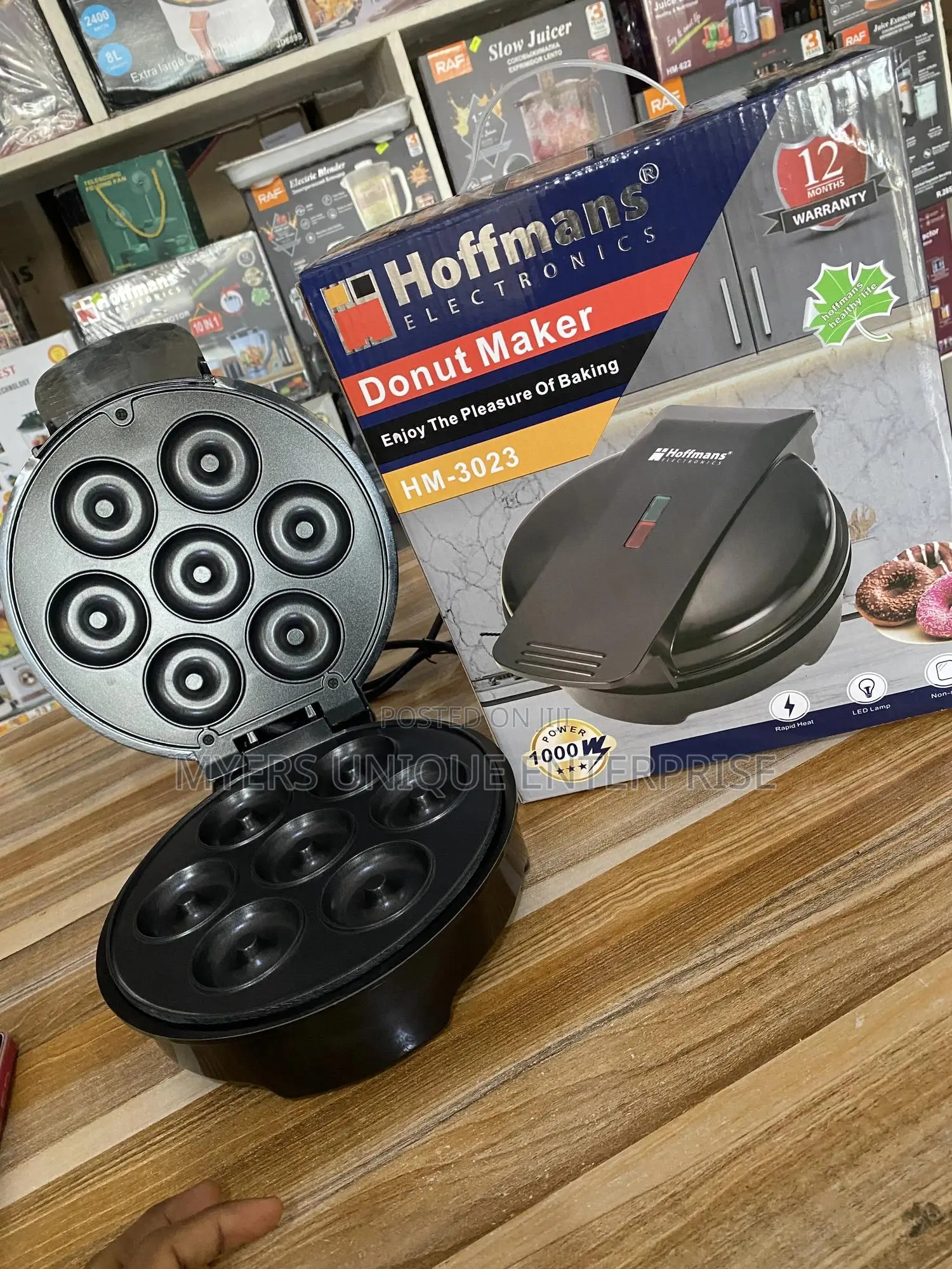 Hoffmans Premium Donut Maker 1000w