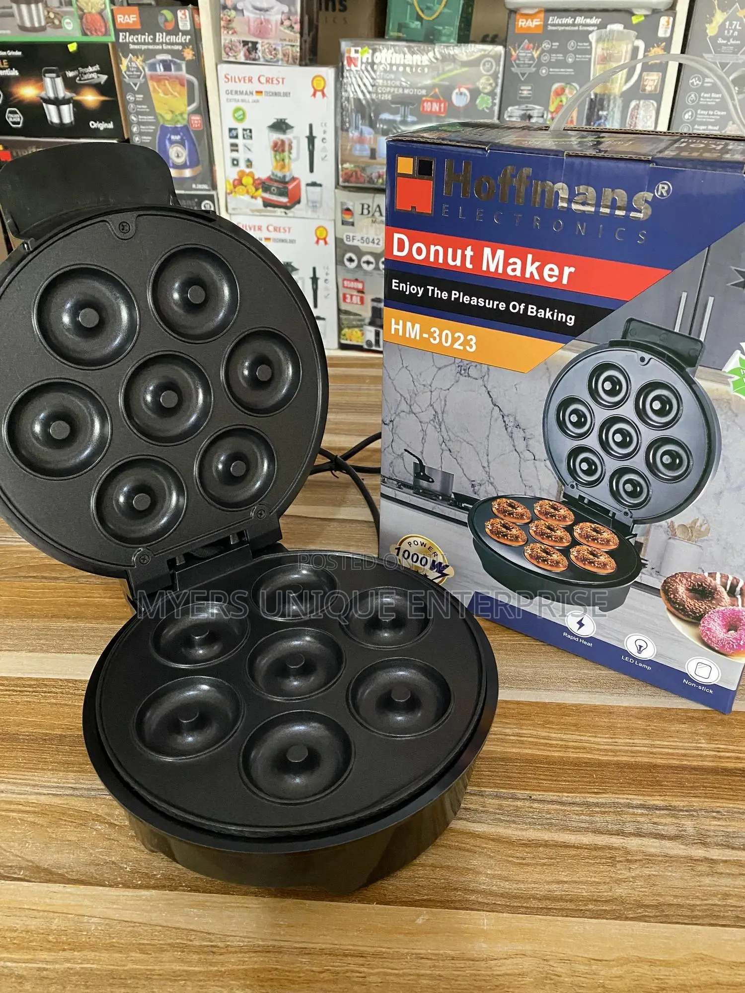 Easy to Clean Hoffman 6-Cavity Donut Baking Machine