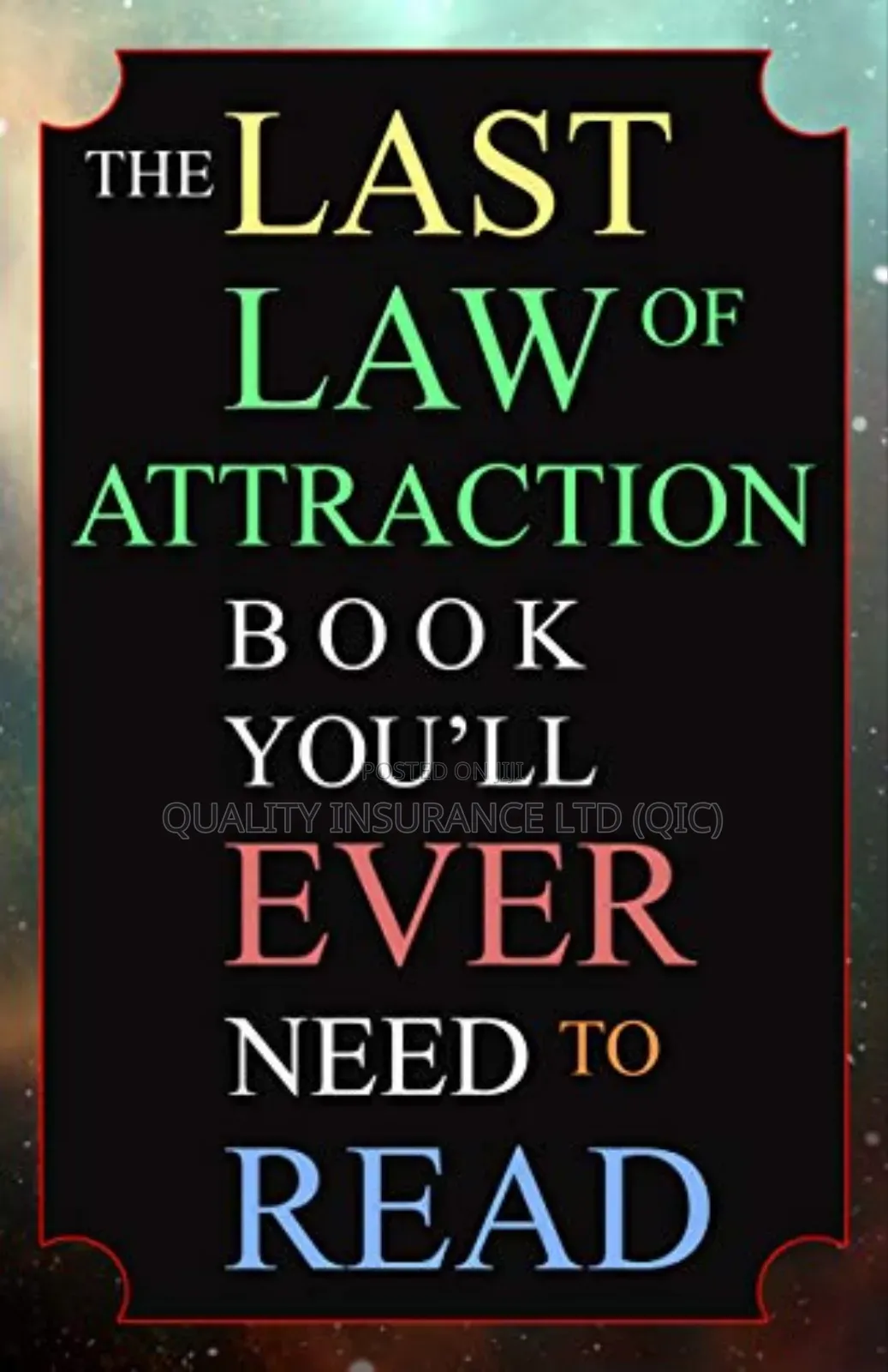 The Last Law Of Attraction Book You'll Ever Need To Read By Andrew Cap