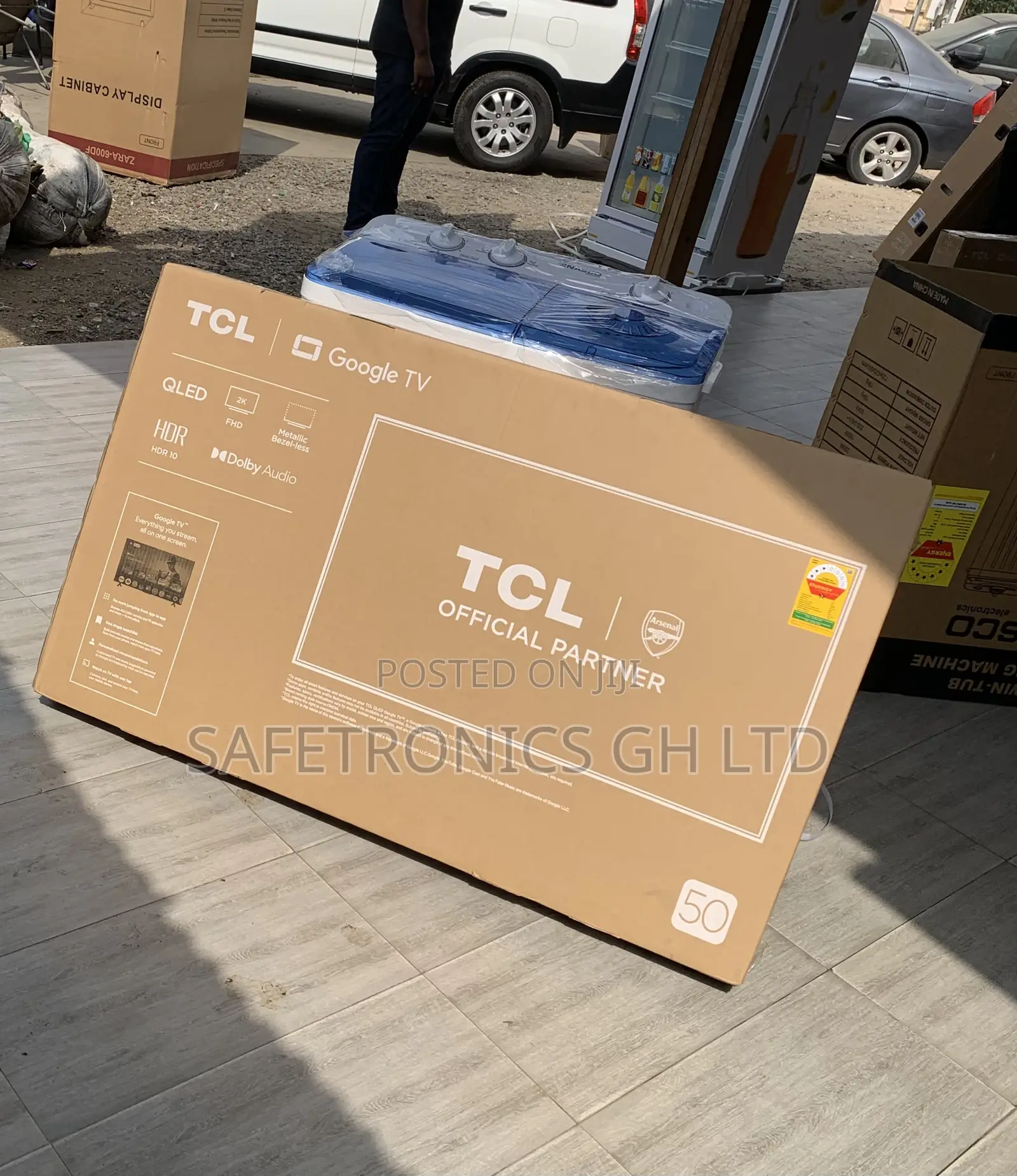 Long Lasting 50 Inch Smart TCL Black 50s5k FHD Android Tv