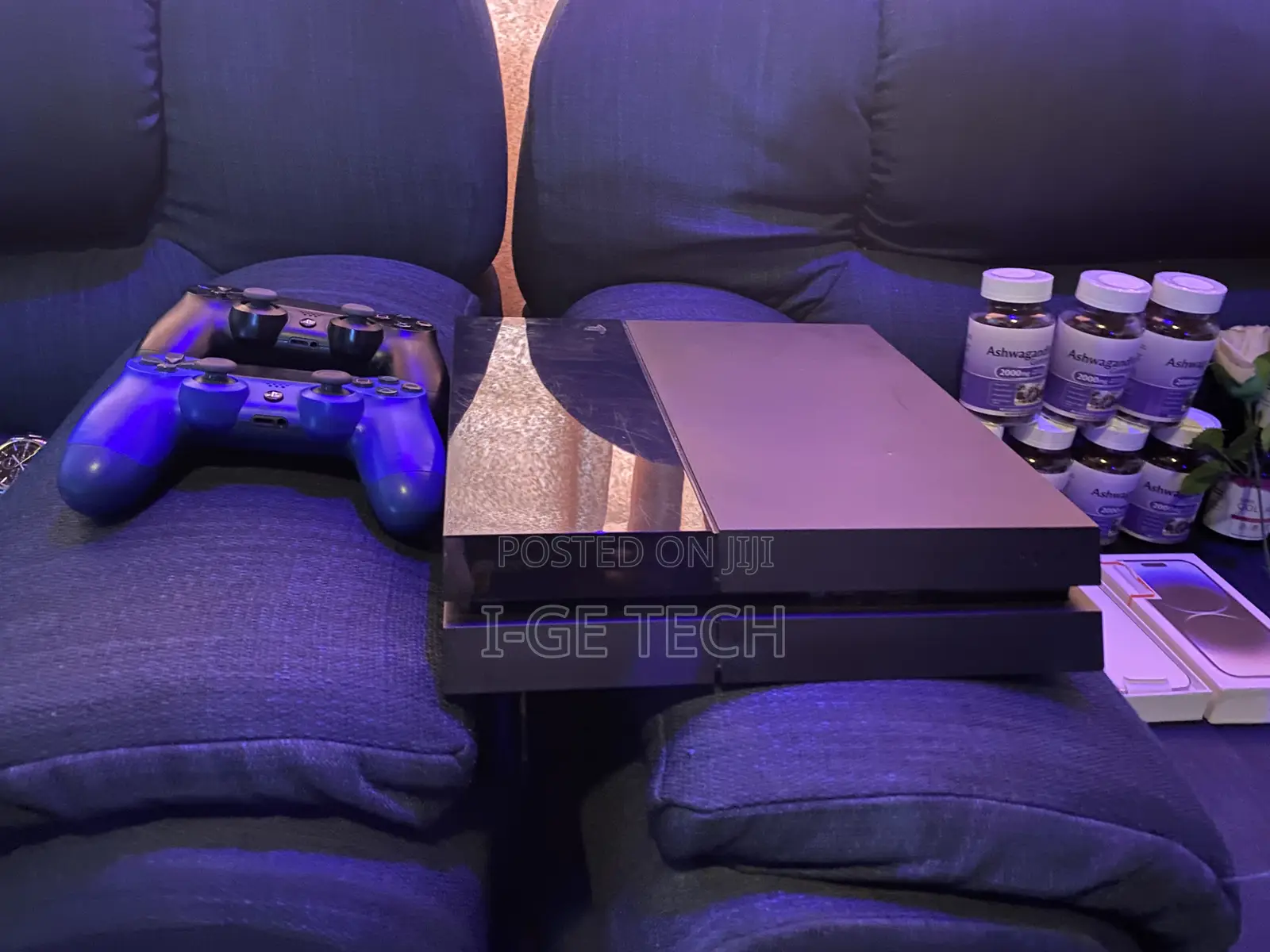 Ps4 With Accessories, Jailbreaked With 5 Games
